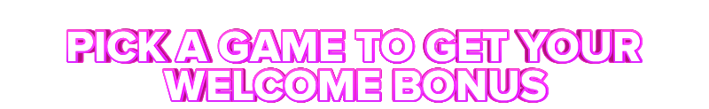 HipSpin PICK A GAME TO GET YOUR WELCOME BONUS